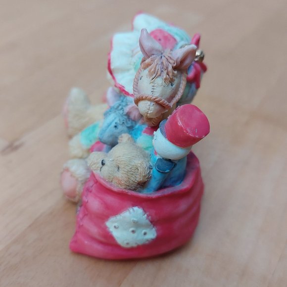 Cherished Teddies Ceramic Figure Carolyn"Wishing You All Good Things" 1993 - Picture 3 of 9